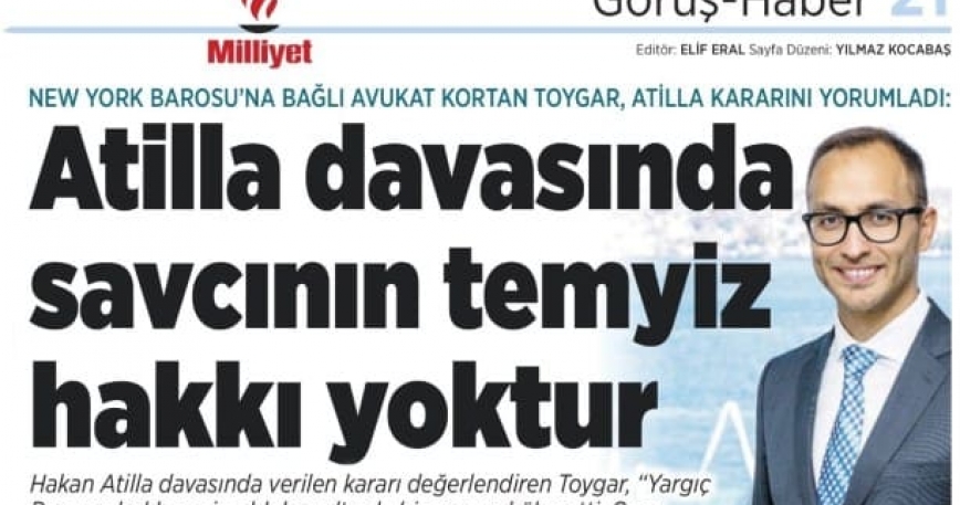 Av. Kortan Toygar Milliyet Gazetesi